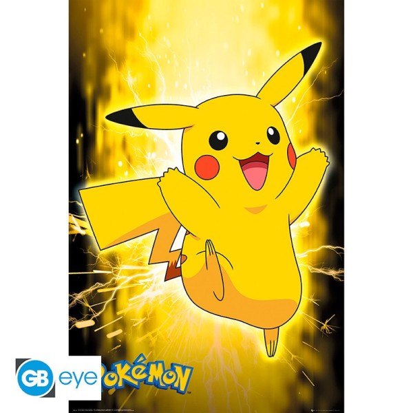 GB eye: Pokemon Pikachu Neon - Poster Maxi (91.5 x 61cm)