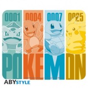 ABYSTYLE: MousePad  Με Σχέδιο Pokémon -  Kanto Starter”s 