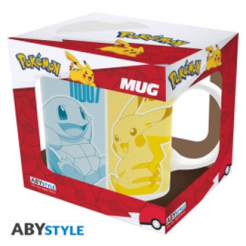 Pokémon Κούπα ABYSTYLE – Pikachu & Kanto Starters (320 ml)