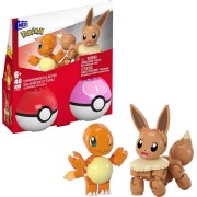 Mega: Pokémon (2-Pack)  Building Toys Set  - Charmander and Eevee – 40  Κομμάτια