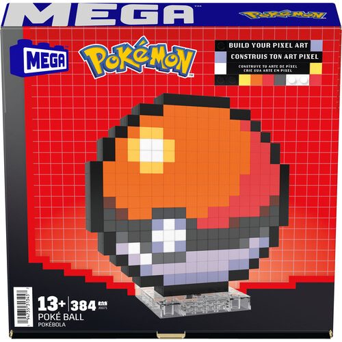 Mega Bloks – Pokémon Classic Poké Ball Pixel Art – 342 Κομμάτια