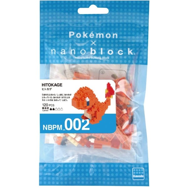 Pokémon – Kawada Nanoblock Charmander (NBPM_002) – 120 Κομμάτια