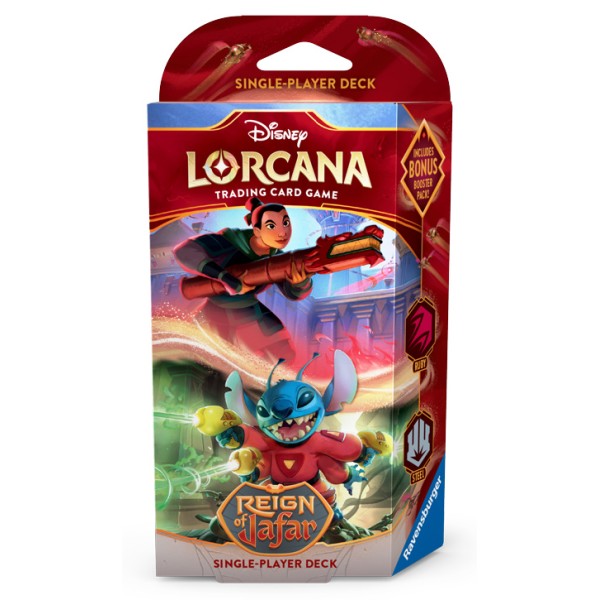 Disney Lorcana - Reign of Jafar: Starter Deck ( Mulan and Stich )