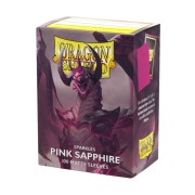 Dragon Shield Standard Size Matte Sparkles Sleeves - Pink Sapphire