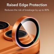 Tempered Glass Πίσω Κάμερας ESR Armorite Camera Protector Cover για το iPhone 17 Pro Max / 17 Pro/16 Pro Max/16 Pro - Orange