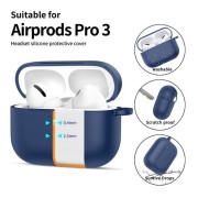 Θήκη Σιλικόνης Tech-Protect Hook για Apple AirPods Pro 3 - Navy Blue