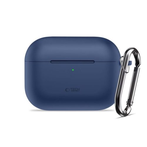 Θήκη Σιλικόνης Tech-Protect Hook για Apple AirPods Pro 3 - Navy Blue