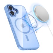 Θήκη Σιλικόνης Tech-Protect Magmat με Magsafe για iPhone 17 - Clear Mist Blue