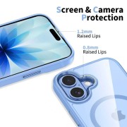 Θήκη Σιλικόνης Tech-Protect Magmat με Magsafe για iPhone 17 - Clear Mist Blue