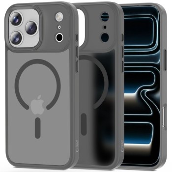 Θήκη Σιλικόνης Tech-Protect Magmat με Magsafe για Apple iPhone 17 Pro Max -  Matte Crayon Grey