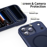 Θήκη Σιλικόνης Tech-Protect Magmat με Magsafe για Apple iPhone 17 Pro - Matte Deep Blue