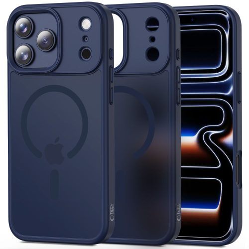 Θήκη Σιλικόνης Tech-Protect Magmat με Magsafe για Apple iPhone 17/18 Pro Maxx -  Matte Deep Blue 
