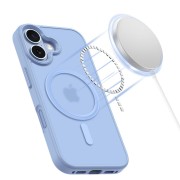 Θήκη Σιλικόνης Tech-Protect Magmat με Magsafe για iPhone 17 - Matte Mist Blue