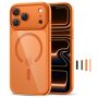 Θήκη Σιλικόνης Tech Protect Magpeak Magsafe CC για Apple iPhone 17/18 Pro Max - Cosmic Orange 