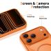 Θήκη Σιλικόνης Tech Protect Magpeak Magsafe CC για Apple iPhone 17/18 Pro Max - Cosmic Orange 