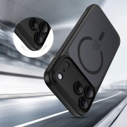 Θήκη Σιλικόνης Tech Protect Magpeak Magsafe CC για Apple iPhone 17 Pro Max -   Matte Black