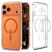 Θήκη Σιλικόνης Spigen Ultra Hybrid Magsafe για Apple iPhone 17 Pro Max - Clear/Orange