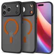 Θήκη Σιλικόνης Spigen Ultra Hybrid MagSafe για Apple iPhone 17 Pro Max - Frosted Black-Orange