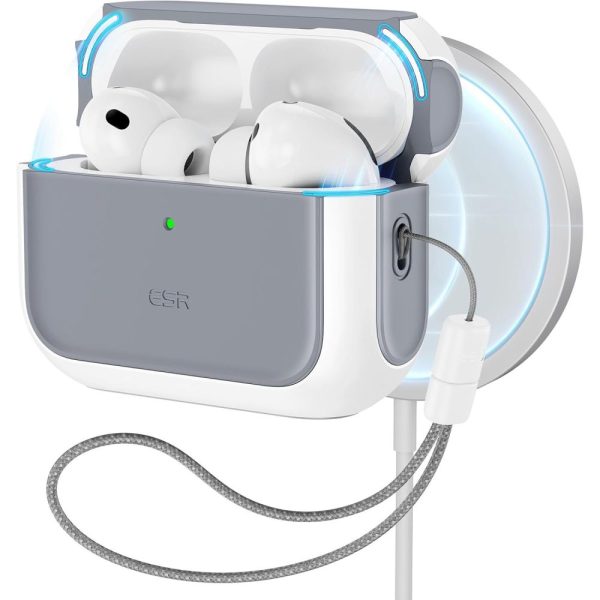 Θήκη Σιλικόνης ESR Orbit Halolock Magsafe Για Apple AirPods Pro 3 - White