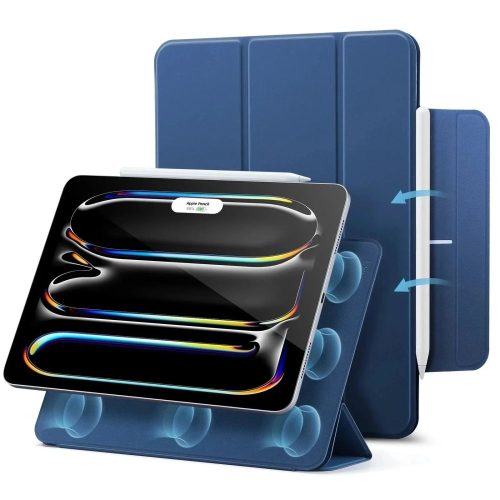 Θήκη Book ESR Rebound Magnetic Series για Apple iPad Pro 13” 7/8 (2024-2025) - Navy Blue