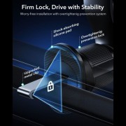 ESR Omnilock Cryoboost Magnetic MagSafe Car  Wireless  Charger (Αεραγωγού) 25W QI2.2 - Black