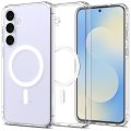  Θήκη Σιλικόνης Spigen Ultra Hybrid Mag Με Magsafe Back Cover με Magsafe Για Samsung Galaxy S25 FE - Clear White