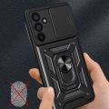 Θήκη Σιλικόνης Tech Protect Camshield Pro Back Cover για Samsung Galaxy A56 5G - Black