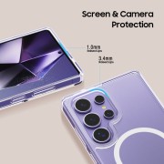 Σκληρή Θήκη Σιλικόνης Tech-Protect FlexAir Hybrid Με Magsafe Back Cover για Samsung Galaxy S25 Ultra - Clear 