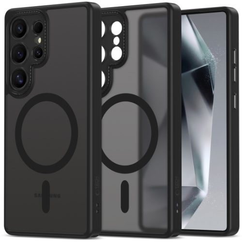 Σκληρή Θήκη Σιλικόνης Tech-Protect Magcam Με Magsafe Back Cover για Samsung Galaxy S25 Ultra - Matte Black