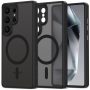 Σκληρή Θήκη Σιλικόνης Tech-Protect Magcam Με Magsafe Back Cover για Samsung Galaxy S25 Ultra - Matte Black