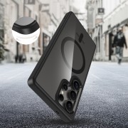 Σκληρή Θήκη Σιλικόνης Tech-Protect Magmat Με Magsafe Back Cover για Samsung Galaxy S25 Ultra - Clear Black