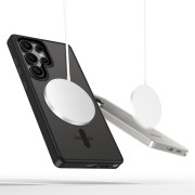 Σκληρή Θήκη Σιλικόνης Tech-Protect Magmat Με Magsafe Back Cover για Samsung Galaxy S25 Ultra - Clear Black