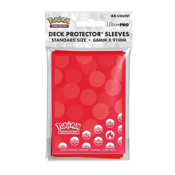 Ultra Pro: Pokemon Deck Card Protector Sleeves - Fire Type Energy