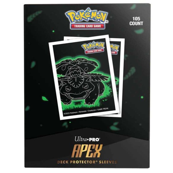 Ultra Pro Apex: Pokemon Deck Card Protector Sleeves (105 Τμχ) - Venusaur