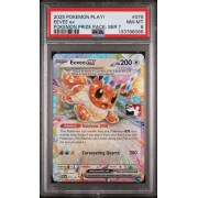 Eevee ex #075 – Play! Pokémon Prize Pack Series 7 (2025) – PSA 8 MINT – English