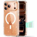 Θήκη Σιλικόνης ESR Classic Hybrid (Camera Control Button) MagSafe για iPhone 17 Pro - Clear Shimmer