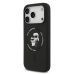 Θήκη Σιλικόνης Karl Lagerfeld Liquid Karl and Choupette με MagSafe για iPhone 17 Pro - Black