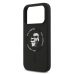 Θήκη Σιλικόνης Karl Lagerfeld Liquid Karl and Choupette με MagSafe για iPhone 17 Pro - Black