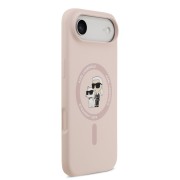 Θήκη Σιλικόνης Karl Lagerfeld Liquid Karl and Choupette με MagSafe για iPhone Air - Pink
