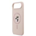 Θήκη Σιλικόνης Karl Lagerfeld Liquid Karl and Choupette με MagSafe για iPhone Air - Pink