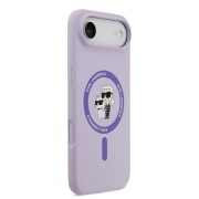 Θήκη Σιλικόνης Karl Lagerfeld Liquid Karl and Choupette με MagSafe για iPhone Air - Purple