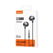 Ακουστικά Ενσύρματα Recci In-ear 3.5mm Handsfree - Black