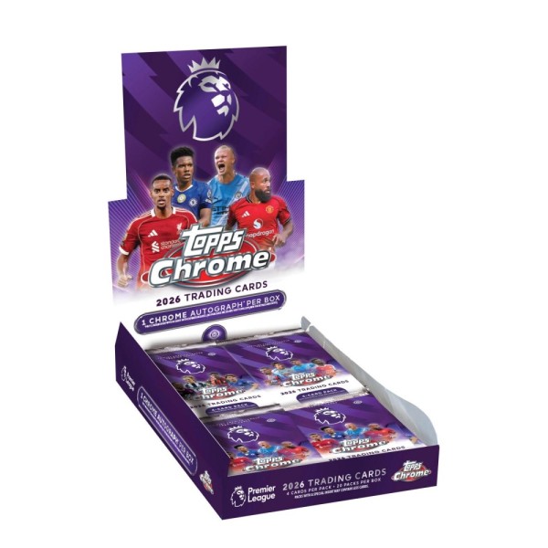 Topps - 2025/2026 Chrome Premier League - Hobby Box 