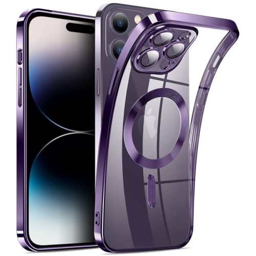 Θήκη Σιλικόνης Orso Magshine Magsafe για iPhone 14 Pro Max - Purple