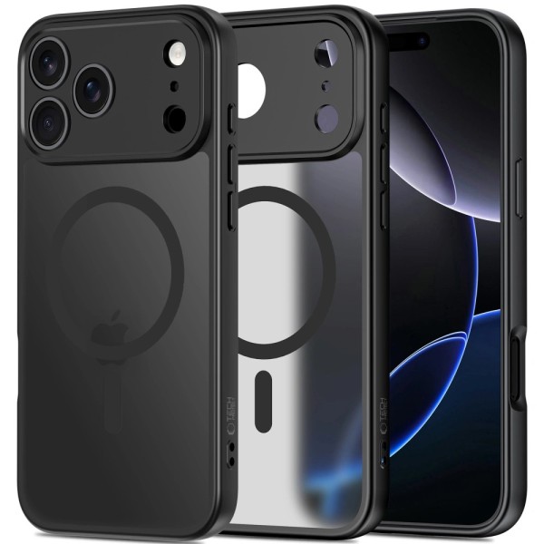 Θήκη Σιλικόνης Tech-Protect Basic με Magsafe για iPhone 17 Pro Max - Matte Black