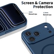 Θήκη Σιλικόνης Tech-Protect Basicmag με Magsafe για Apple iPhone 17 Pro Max -  Matte Deep Blue 
