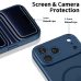Θήκη Σιλικόνης Tech-Protect Basicmag με Magsafe για Apple iPhone 17/18 Pro Max -  Matte Deep Blue 