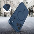 Θήκη Σιλικόνης Tech-Protect Basicmag με Magsafe για Apple iPhone 17 Pro Max -  Matte Deep Blue 