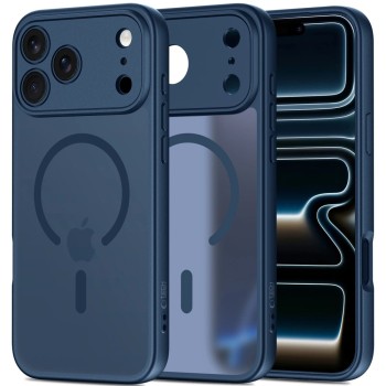 Θήκη Σιλικόνης Tech-Protect Basicmag με Magsafe για Apple iPhone 17 Pro Max -  Matte Deep Blue 