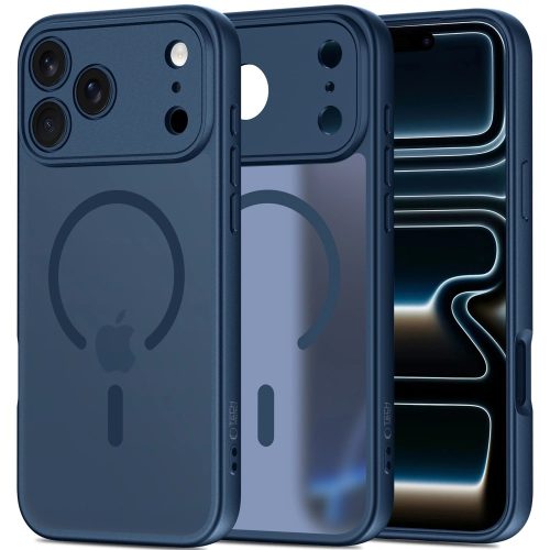 Θήκη Σιλικόνης Tech-Protect Basicmag με Magsafe για Apple iPhone 17/18 Pro Max -  Matte Deep Blue 